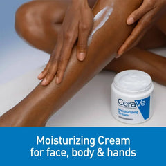 CeraVe Moisturizing Face & Body Cream for Normal to Dry Skin - 16 fl oz: Oil-Free, Contains Hyaluronic Acid, Contains Ceramides, Hypoallergenic