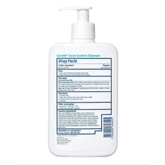 CeraVe Acne Face Cleanser with 2% Salicylic Acid and Purifying Clay for Oily Skin - 16 fl oz: Paraben-Free, Alcohol-Free, Contains Niacinamide