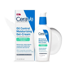 CeraVe Oil Control Face Gel Cream - 3 fl oz: Contains Niacinamide, With Ceramides, For Normal & Combination Skin