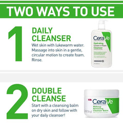 CeraVe Hydrating Cream-to-Foam Face Wash - 3 fl oz: Paraben-Free, Non-Toxic, Suitable for All Skin Types