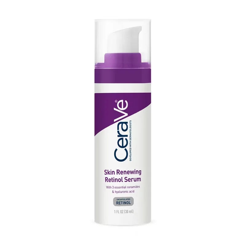 CeraVe Skin Renewing Retinol Face Serum for Fine Lines and Wrinkles - 1oz: Paraben-Free, Aluminum-Free, Contains Ceramides