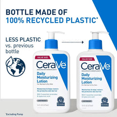 Cerave 2 Pack/16oz Each Daily Moisturizing Face and Body Lotion for Normal to Dry Skin
