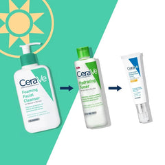 CeraVe Foaming Face Wash with Hyaluronic Acid and Niacinamide for Oily Skin - 3 fl oz