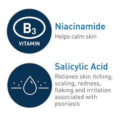 CeraVe Psoriasis Moisturizing Cream with Salicylic Acid Unscented - 8oz: For Sensitive, Mature, Dry Skin, Whole Body, Pump Bottle