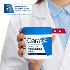 CeraVe Intensive Moisturizing Cream - 12oz: Paraben-Free, Contains Shea Butter, Noncomedogenic, Whole Body Application