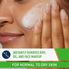 CeraVe Hydrating Cream-to-Foam Face Wash with Hyaluronic Acid for Normal to Dry Skin - 8 fl oz