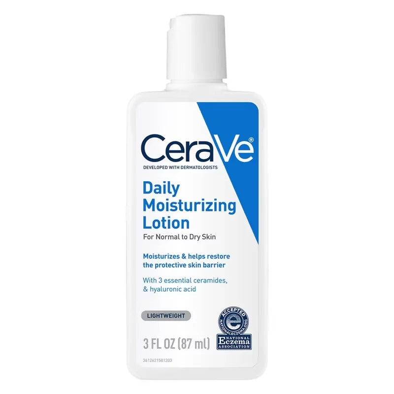 CeraVe Daily Moisturizing Face and Body Lotion for Normal to Dry Skin – 3 fl oz: No Fragrance Added, Noncomedogenic, Oil-Free