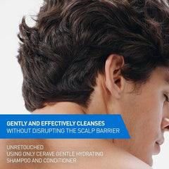 CeraVe Gentle Scalp Care Shampoo - 12 fl oz: Deep Hydration, Basic Cleansing, Curly & Dry Hair, Paraben-Free