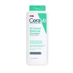 CeraVe Oil Control Gentle Scalp Care Shampoo - 12 fl oz: For Coily & All Hair Types, Daily Use, Sulfate-Free