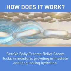 CeraVe Baby Eczema Cream - 5oz: Moisturizing, Hypoallergenic, Contains Hyaluronic Acid, Steroid-Free